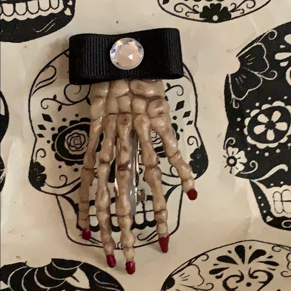 Creepy Hair Clip Halloween Accessory Day of dead - Picture 15 of 16